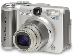 Canon Powershot A610 accessories