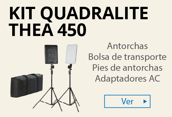 Kit Antorchas LED Quadralite Thea 450