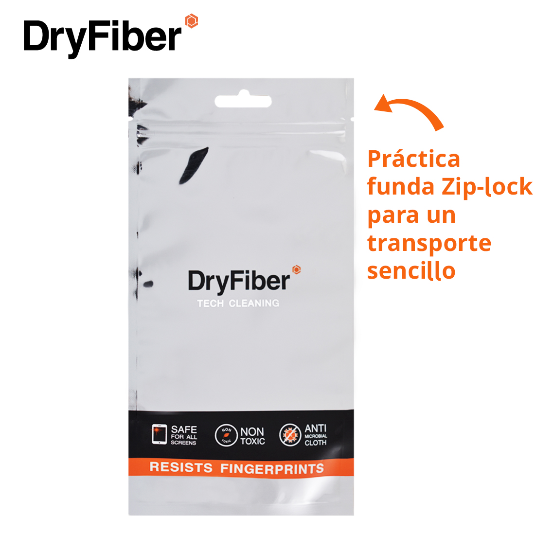DryFiber paño de limpieza microfibra para Panasonic Lumix DMC-FP3