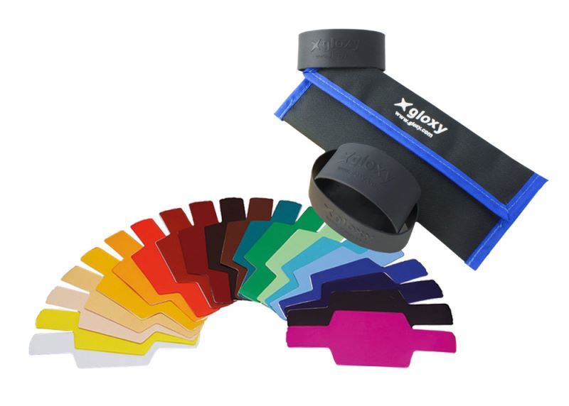 Gloxy GX-G20 20 Coloured Gel Filters for Canon Powershot SX710 HS