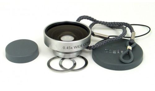 Wide Angle Magnetic Conversion Lens for Canon Ixus 115 HS