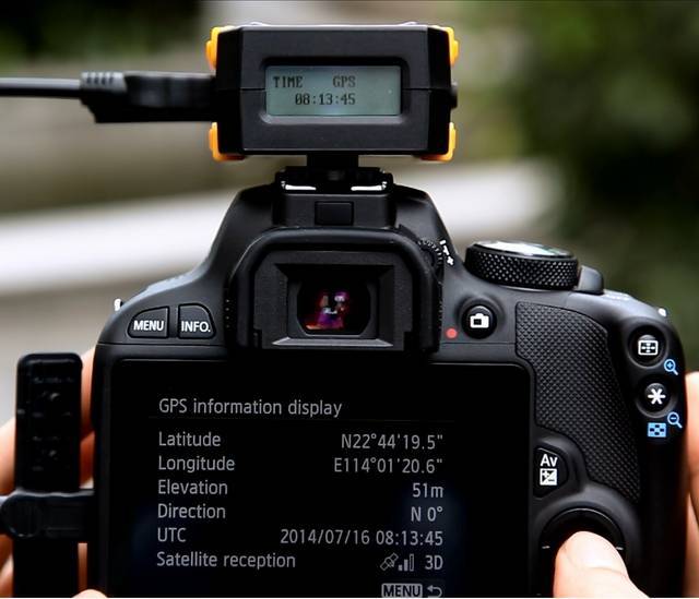 taxi Zeldzaamheid hersenen Récepteur GPS Marrex MX-G10M pour Canon EOS 70D