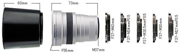 Raynox HD-2200 Telephoto lens for Canon MVX200