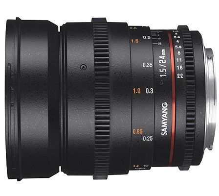 Samyang 24mm T1.5 VDSLR MKII Lens Canon for Canon EOS 3000D