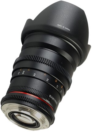 Samyang 35mm T1.5  VDSLR Lens for Sony Alpha A550