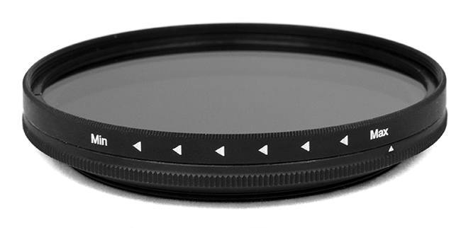 Filtro Regulable ND2-ND400 para Sony JVC GY-HM250