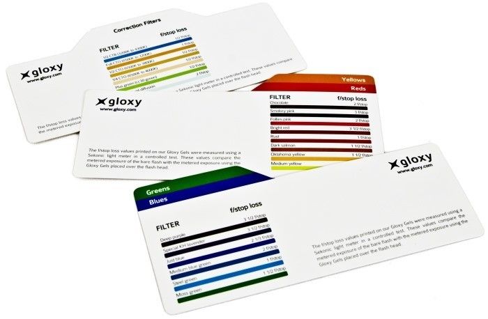 Gloxy GX-G20 20 Coloured Gel Filters for Pentax Optio WG-1 GPS