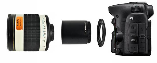 Lente Telefoto 2x para Canon EOS 500D
